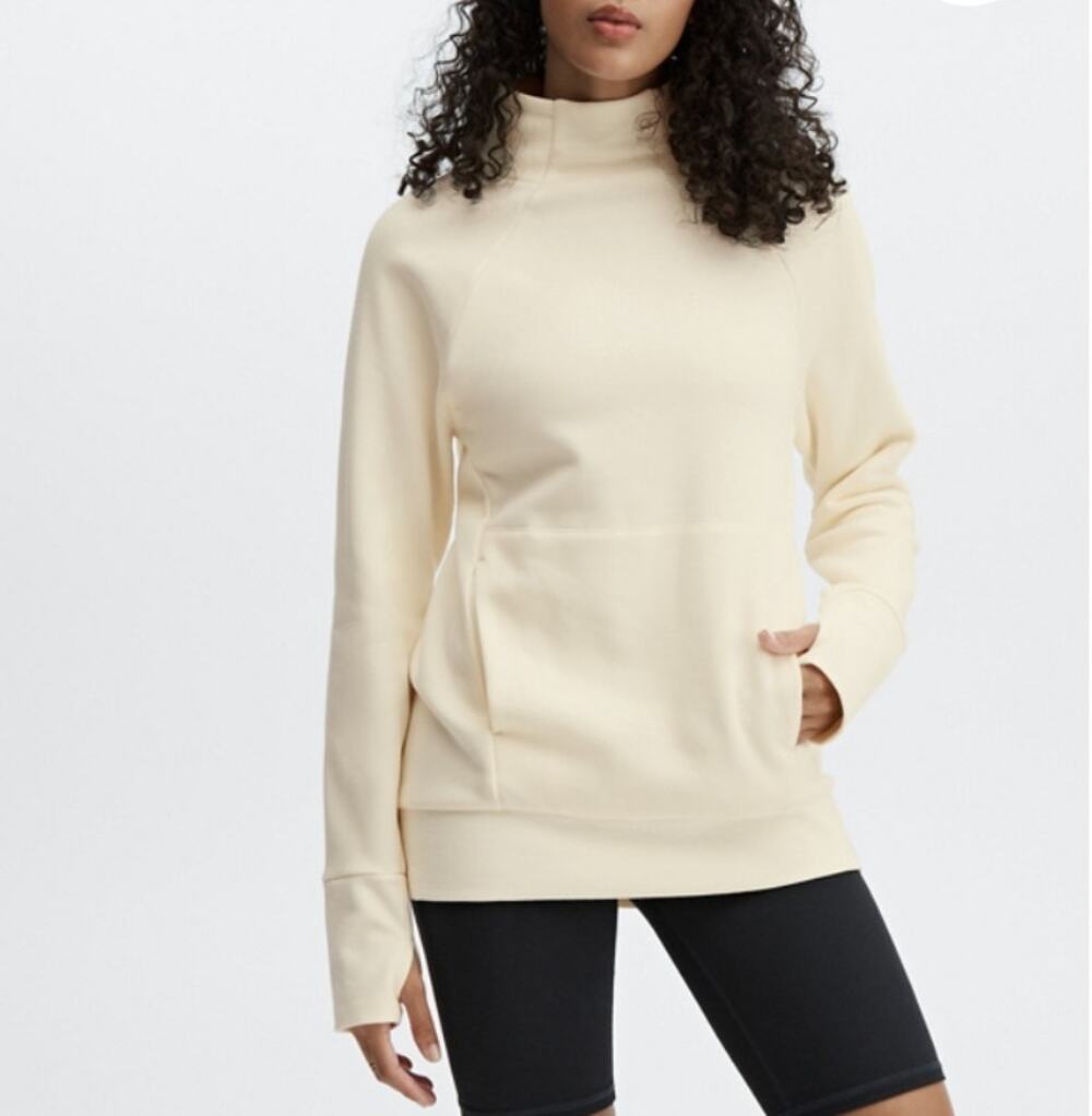 NWT Fabletics Zaylee Funnel Neck Tunic Pullover Top sz M